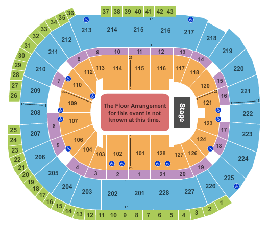SAP Center NCAA Seating Chart